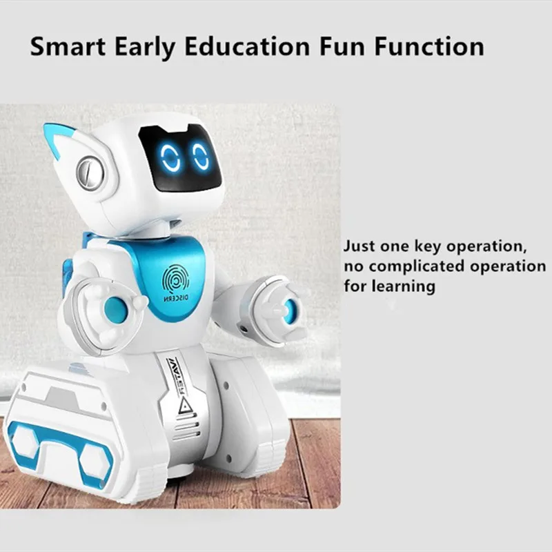 Child Learning Toy 2.4G Remote Control Intelligent Robot Gesture Control Touch Sensing Action Figure Programmable Robot Singing