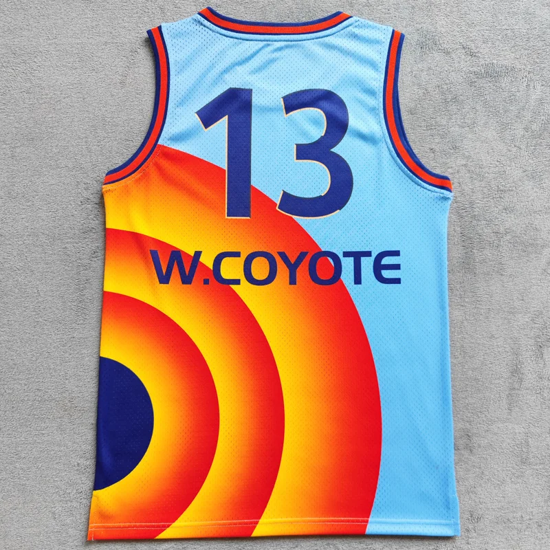 MM MASMIG 2021 Movie Space Jam 2 A New Legacy Tune Squad 13 W.COYOTE Basketball Jerseys Halloween Uniforms