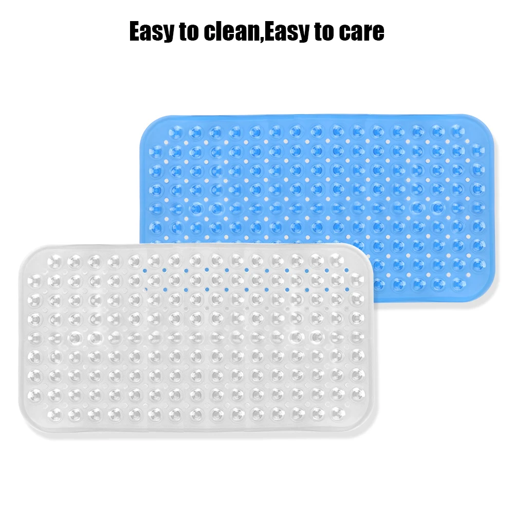 Non-Slip Bath Tub Mats ห้องน้ำชั้นพรมดูดถ้วยท่อระบายน้ำบ้านห้องน้ำพรมห้องน้ำที่ปูกันลื่นในห้องน้ำ