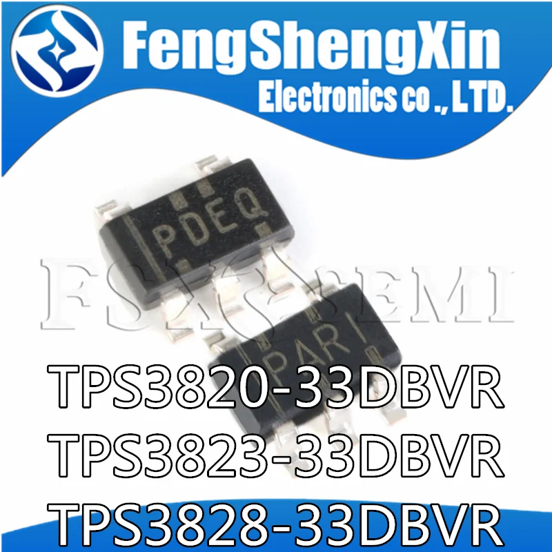 

10pcs TPS3820-33DBVR TPS3823-33DBVR TPS3828-33DBVR PDEQ PARI PDII SOT23 Voltage monitor IC