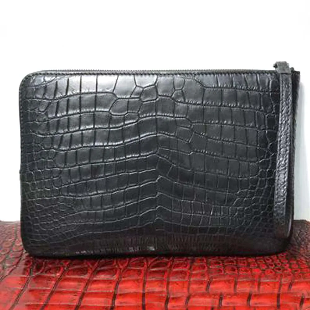 hongsen male  crocodile belly  male  Hand bag   large capacity  Hand caught bag men clutch bag male bag