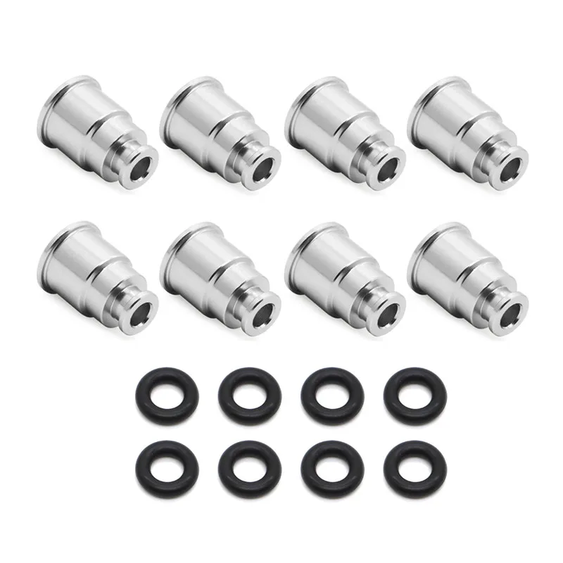 8X Short For LS2 TO LS1 Intake or LS3 To Truck Intake injector extender adapter Top Hat Car Top Cap Fuel Injector Adapter Spacer