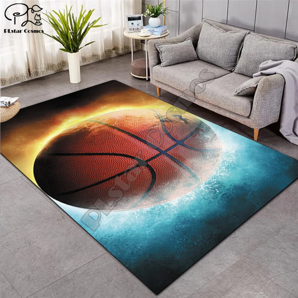 Water fire Music Basketball Larger Mat Flannel Velvet Memory soft Rug Play Game Mats Baby Craming Bed Area Rugs Parlor Decor 001