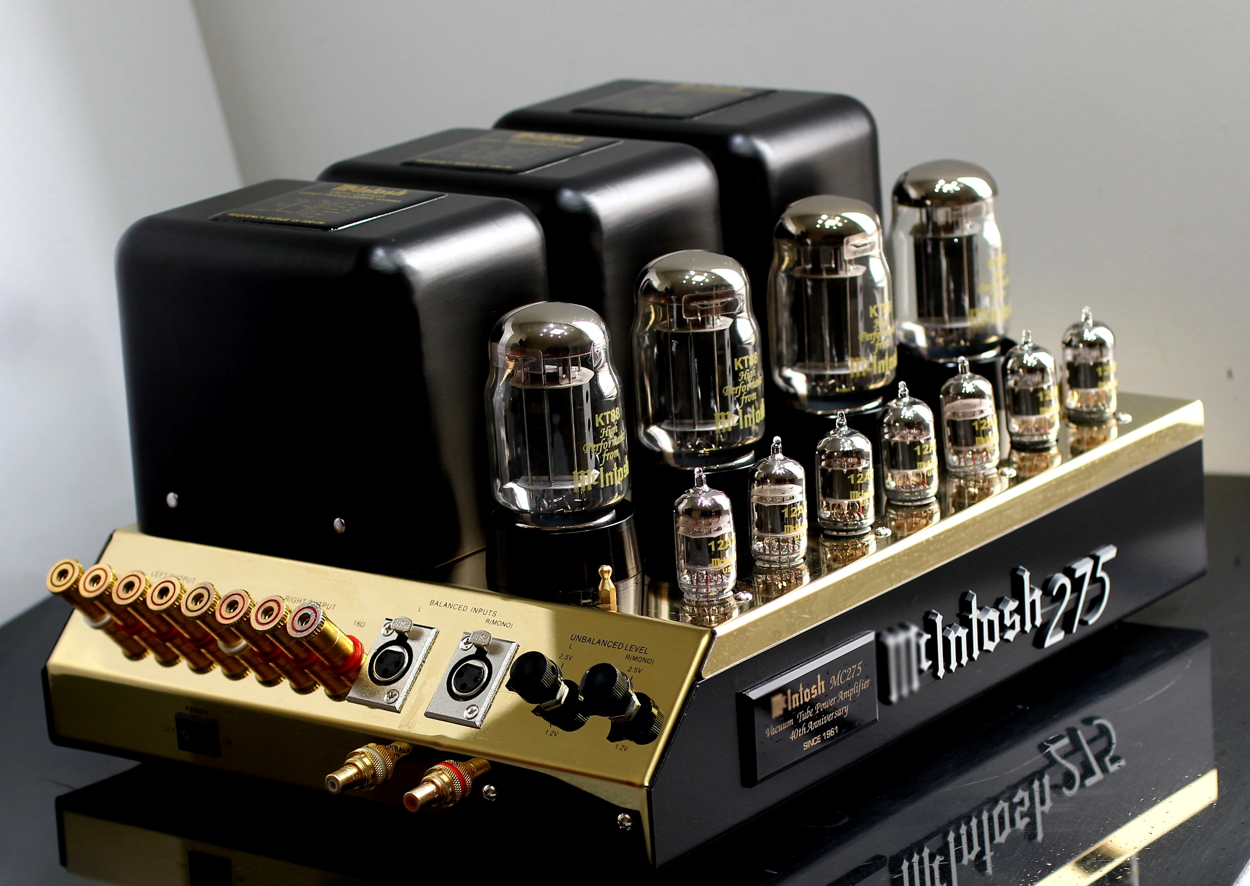 Copy MC275 The Classic KT88 Tube Amplifier MC275 Power Amplifier Copy HiFi Kt88*4 Push-pull Class AB 75Wx2 Mono Power AMP 150W