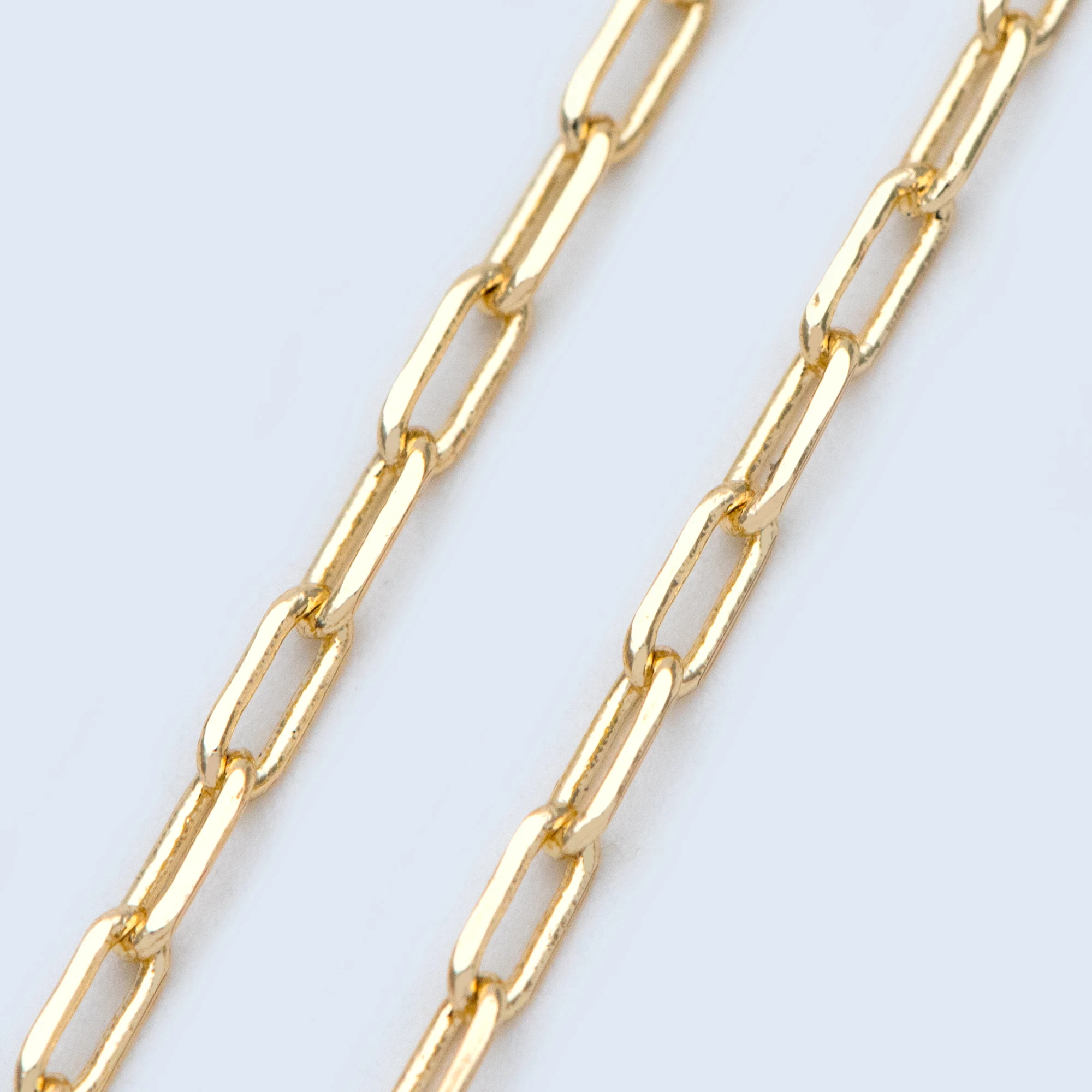 

Oval Link Chains 2.2 / 2.4 / 2.8mm, 18K Gold Plated Brass, Craft For Jewelry Making Diy Supplies (#LK-346)/ 1 Meter=3.3 Ft