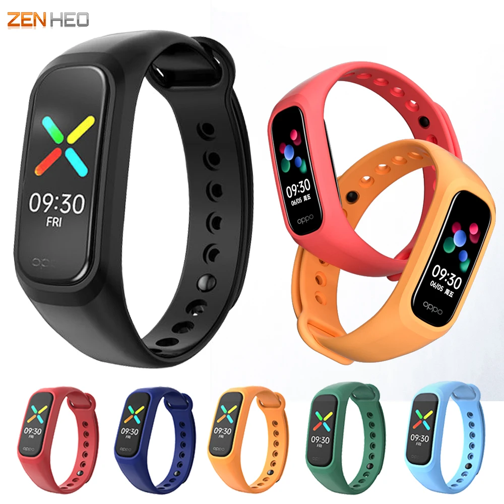 Silicone Wrist Strap for OPPO Band Replacement Sports Wristband Bracelet Belt for Oppo Smart Band