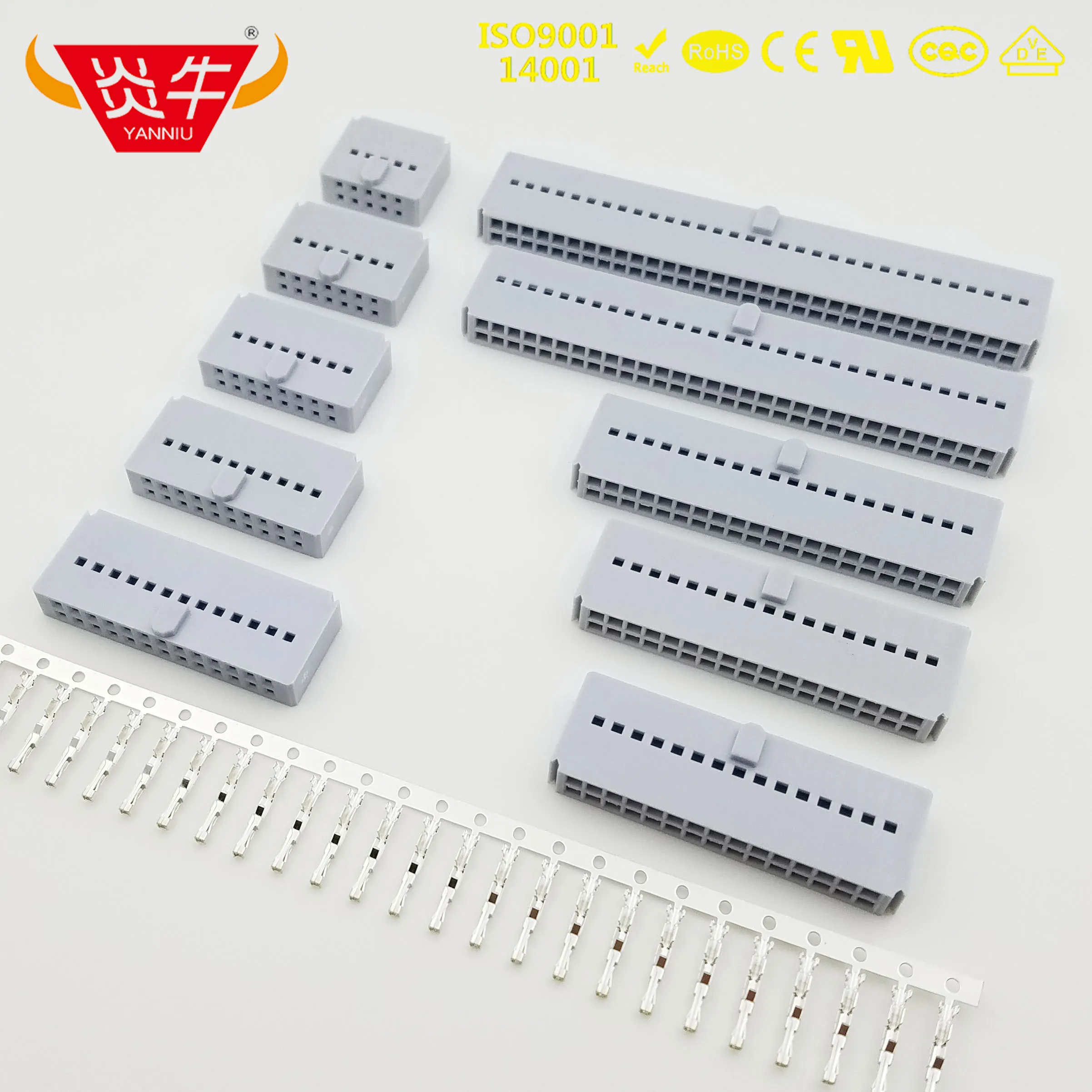 

50Pcs DC6 10-64P FEMALE 2.54mm PITCH LINE PRESSING TYPE IDC SOCKET CONNECTORS ISP JTAG HEADER FOR FLAT RIBBON CABLE SAMPLE