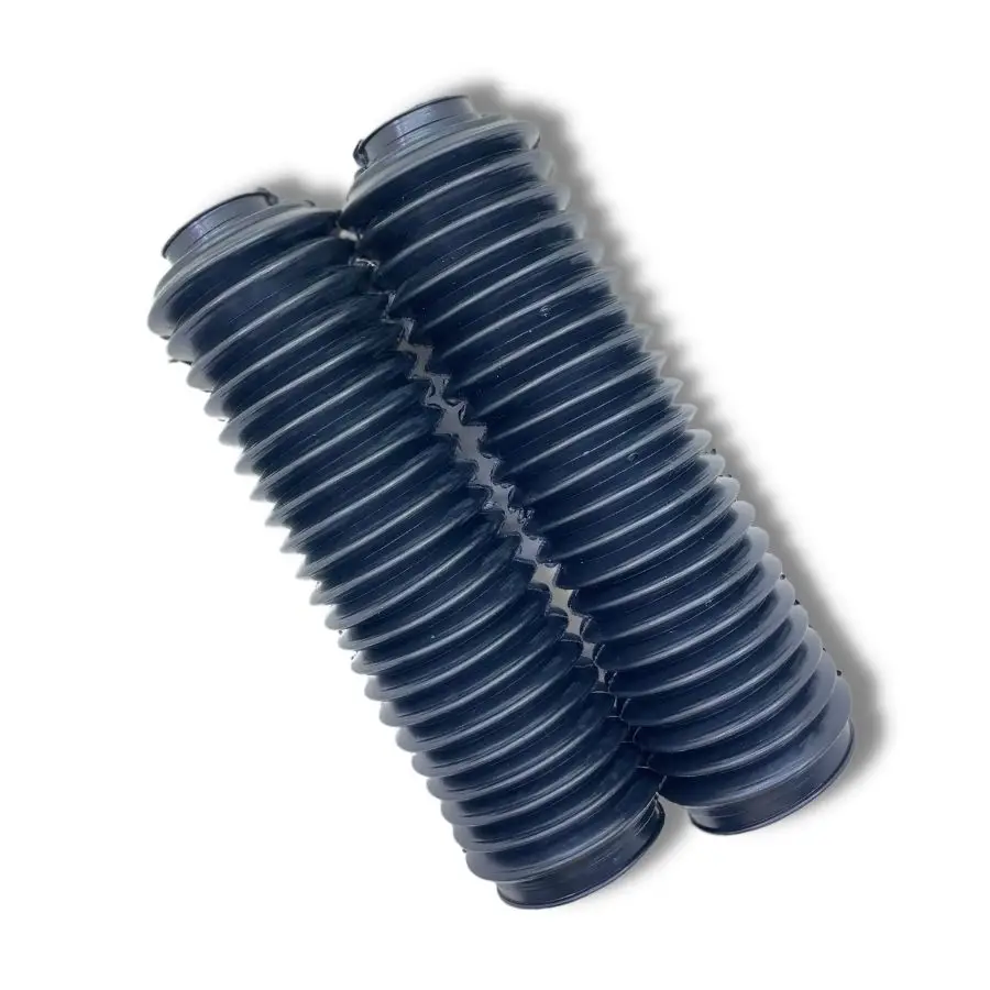 1 Pair 220 x 37MM Motorcycle Front Fork Shock Absorber Cover Rubber Motorcross Fork Gaiters Boots Scooter Protection Parts