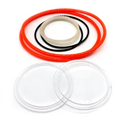 Jewelry Rotary Tumbler Replacement Kit kT6808 Rubber Chain Dentate Strip 90mm Rotary Barrel Cover
