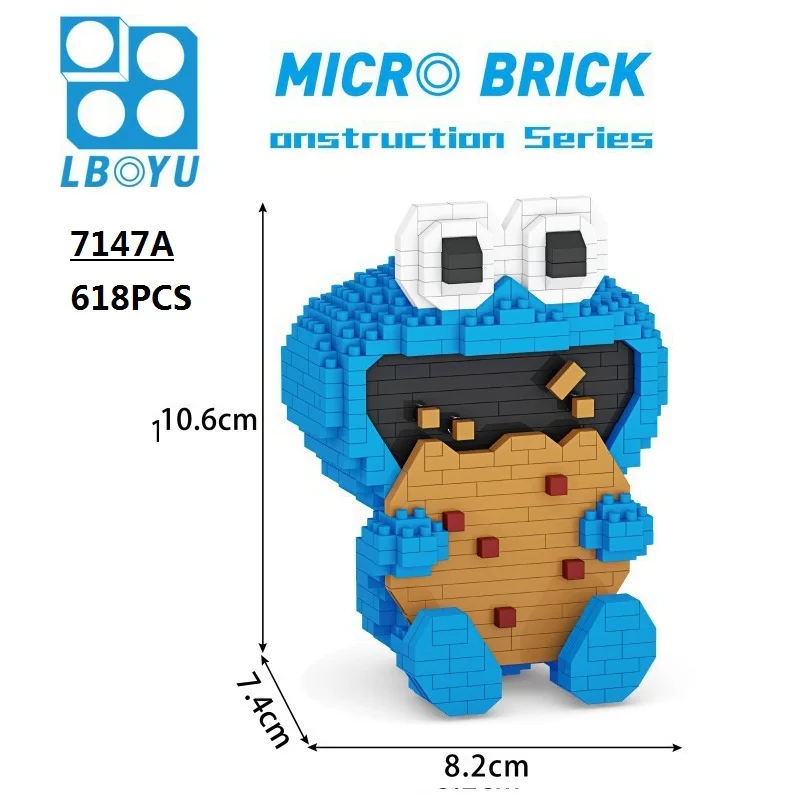 Mini Blocks Cartoon Bird Auction Figure Juguete Micro Building Bricks Anime Children Toy Girls Gift Birthday Present 7147