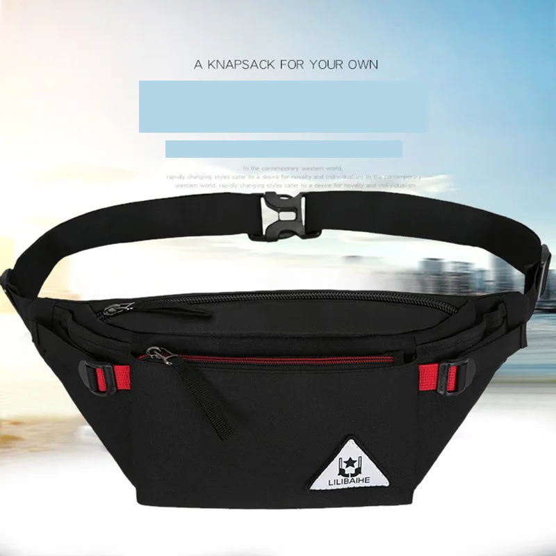 

Canvas Waist Bags Men Casual Chest Bag Solid Color Male Belt Pack Travel Crossbody Bag Phone Pouch Fashion Men Fanny Pack