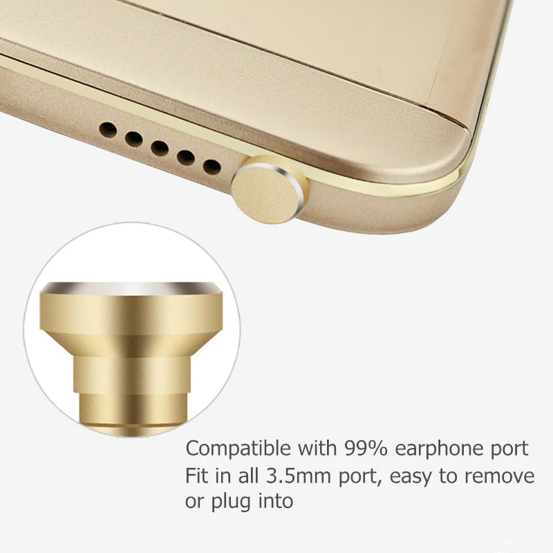 เสียงเพลงปลั๊กฝุ่น 3.5 ชุดหูฟังAUXอินเทอร์เฟซการ์ดโทรศัพท์มือถือดึงการ์ดPinสําหรับApple Iphone Plus Samsungโทรศัพท์มือถือ