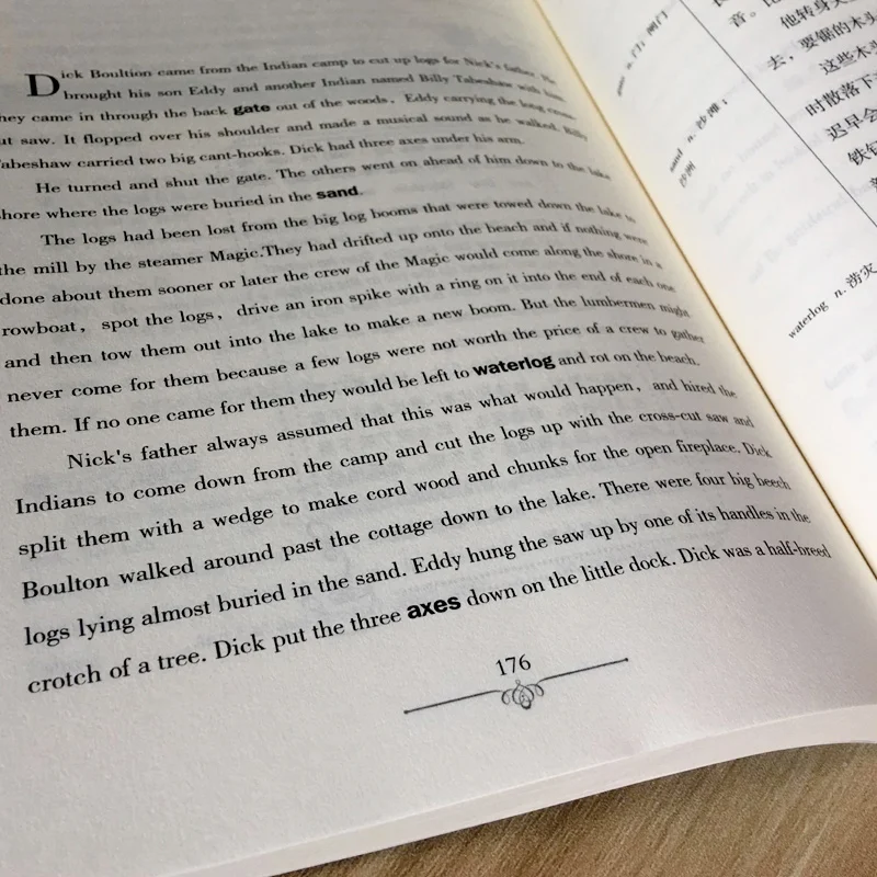 Les meilleures histoires courtes de Hemingway, roman célèbre du monde, multilingue, chinois et anglais