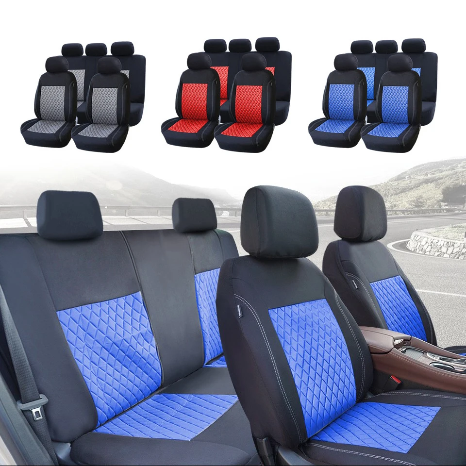 AUTOROWN Automobiles Seat Covers Universal Fit Most Cars Polyester Brand Car Seat Cover For Four Seasons Interior Accessories