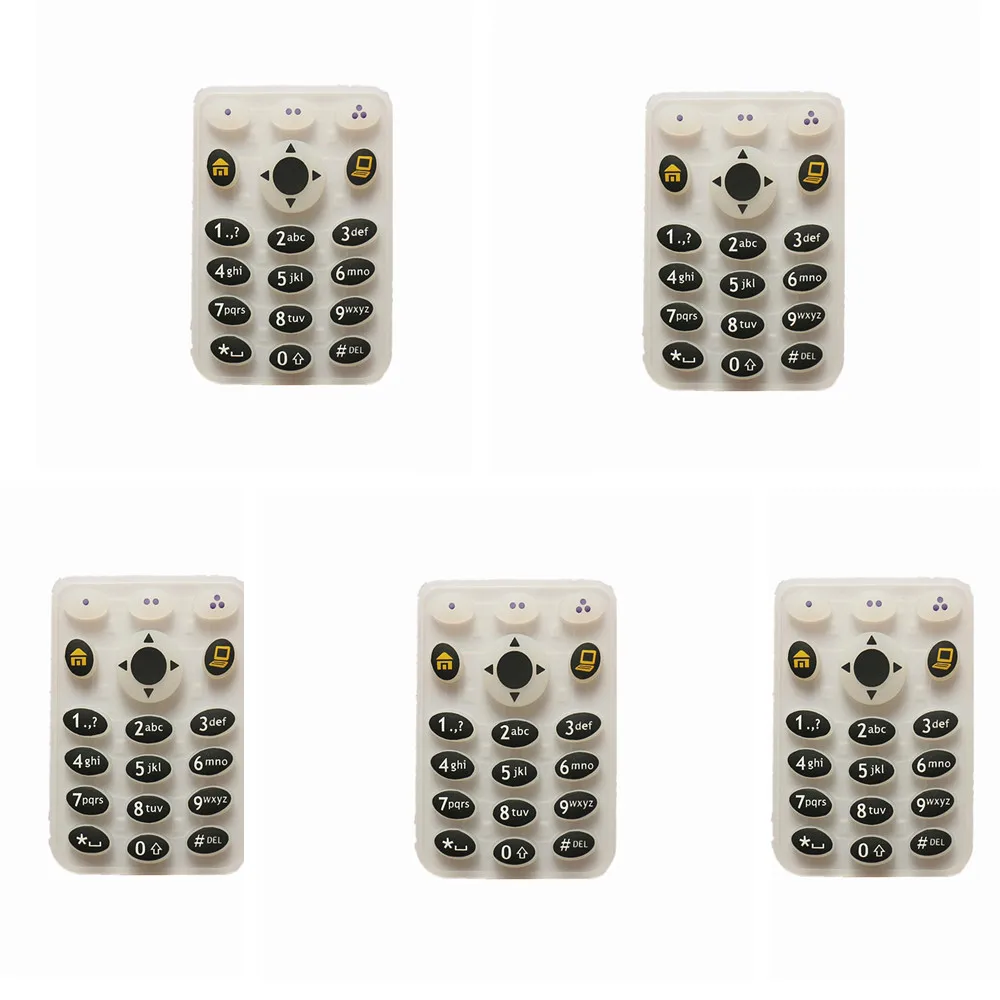 

5pcs New Digital Number Key Button Rubber Keyboard For Motorola XTS2500 XTS2500I Two Way Portable Radio Accessories