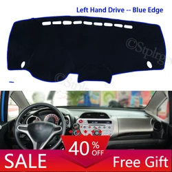 for Honda Fit Jazz 2008~2013 Anti-Slip Mat Dashboard Cover Pad Sunshade Dashmat Protect Carpet Accessories GE6 GE7 GE8 GE9 2010