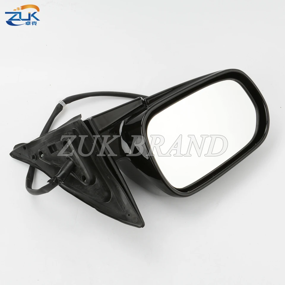 ZUK Car Exterior Rearview Door Mirror Assy For HONDA ACCORD 1998 1999 2000 2001 2002 CF9 CG1 CG5 Black Color 3-PINS 3-WIRES