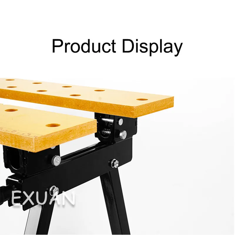 Établi de menuiserie inversé pliant multifonctionnel, table de travail du bois, scie à table portable, outils de décoration de table