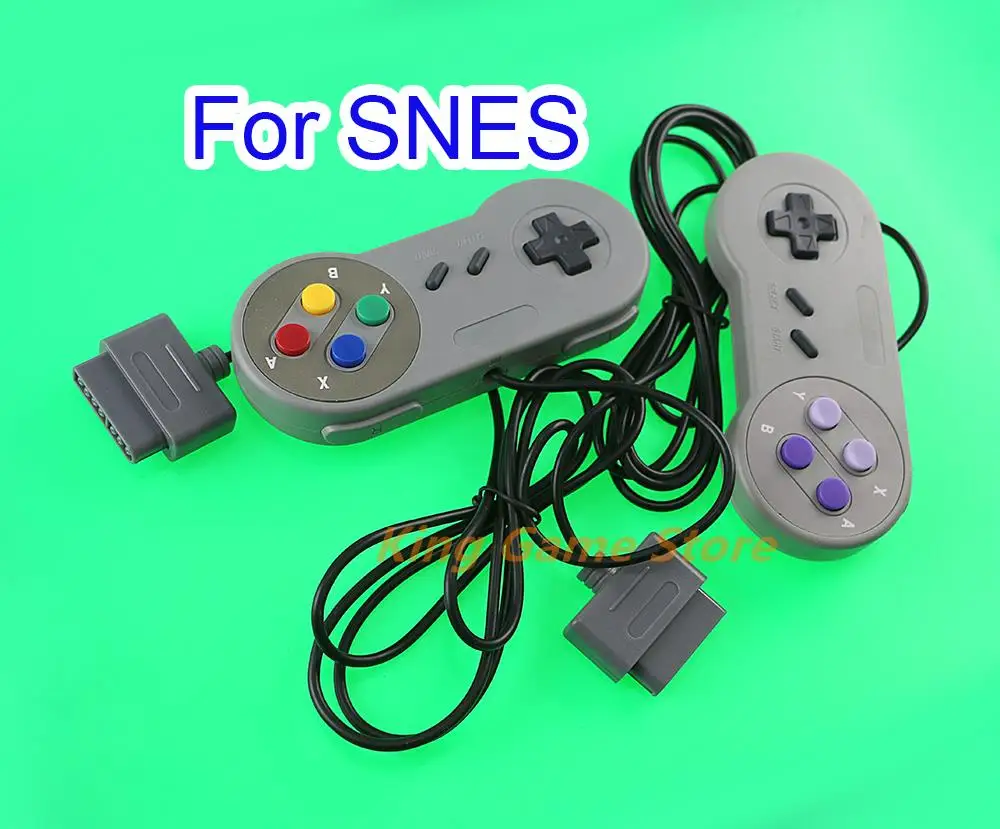 10pcs Replacement Wired Game Controller Gamepad For Nintendo Super SNES System Controller Joystick