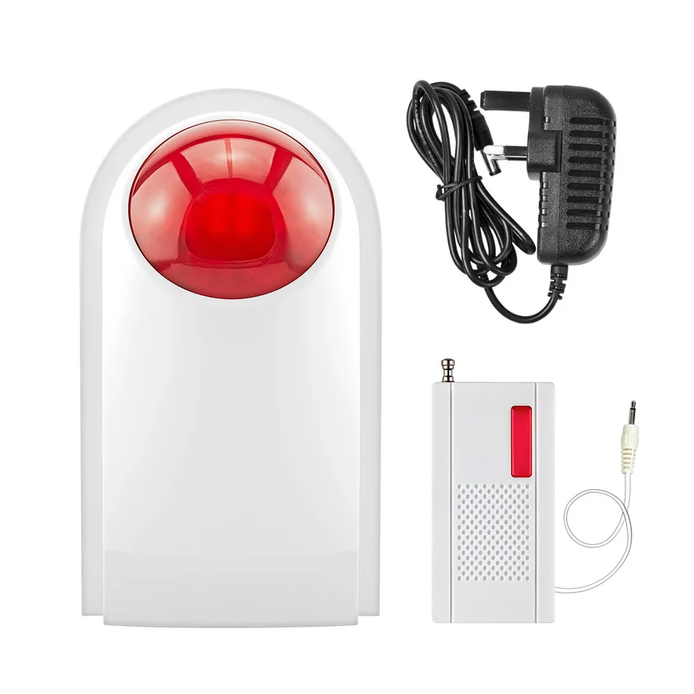 Kerui J008 Wireless Outdoor Flash  Siren Waterproof Sound Strobe For Wifi GSM PSTN Home Security System