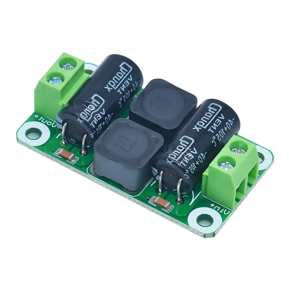 DC Power Filter Board 0-25V/0-50V 2A/3A/4A Class D Power Amplifier Module Interference Suppression Board EMI Suppression