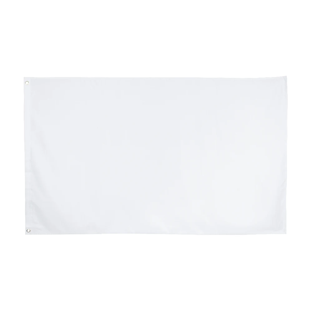 3x5 Ft 90x150cm White Colored Flag Solid color or monochrome