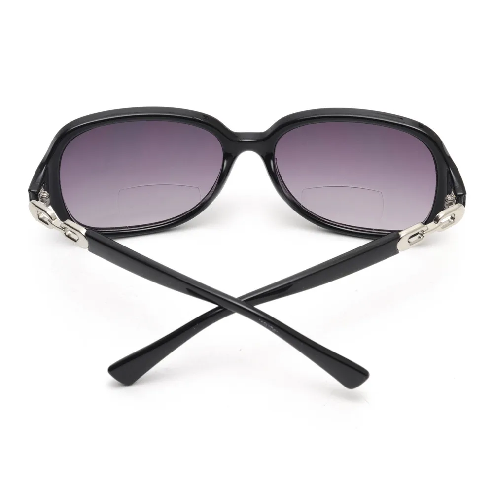 JM Large Rectangle Bifocal Reading Sunglasses for Women Vintage Oversized Lady Reading Glasses UV400