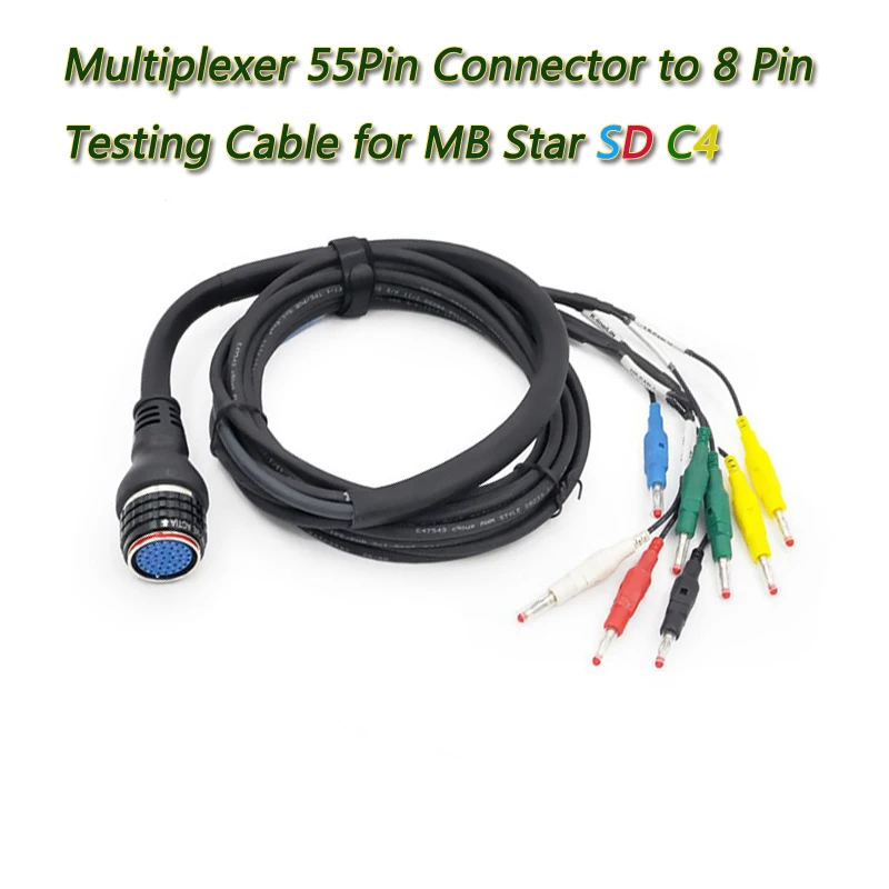 MB star C4 doip SD connect 4 multiplexor WIFI OBD 2 cable 16 38 pines/14 pines/OBD LAN cable principal para MB star C4 C5 herramienta de diagnóstico