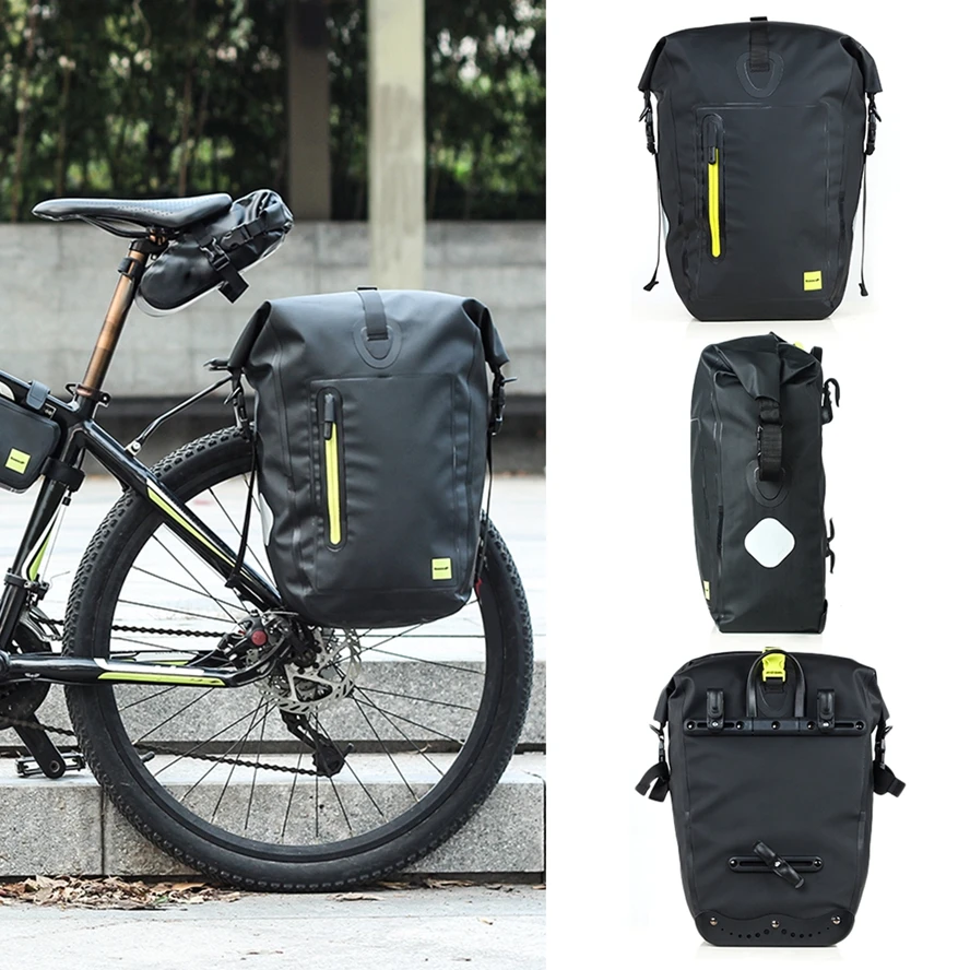 

Rhinowalk 25L Waterproof Bike Bags Multifunction MTB Road Bicycle Pannier Rear Rack Bag Shoulder Bag Cycling Rear Seat Trunk Bag