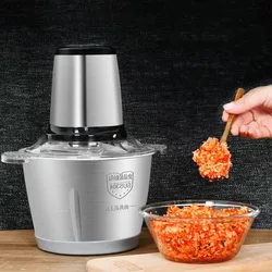2024 new 2 Speed 500w Stainless Steel Meat Grinder Mincer 3L Food Processor
