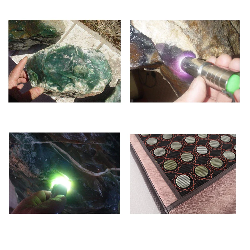 Almohadilla calefactora de turmalina de Jade de fotones naturales de infrarrojos lejanos, estera de terapia de piedra caliente profesional con