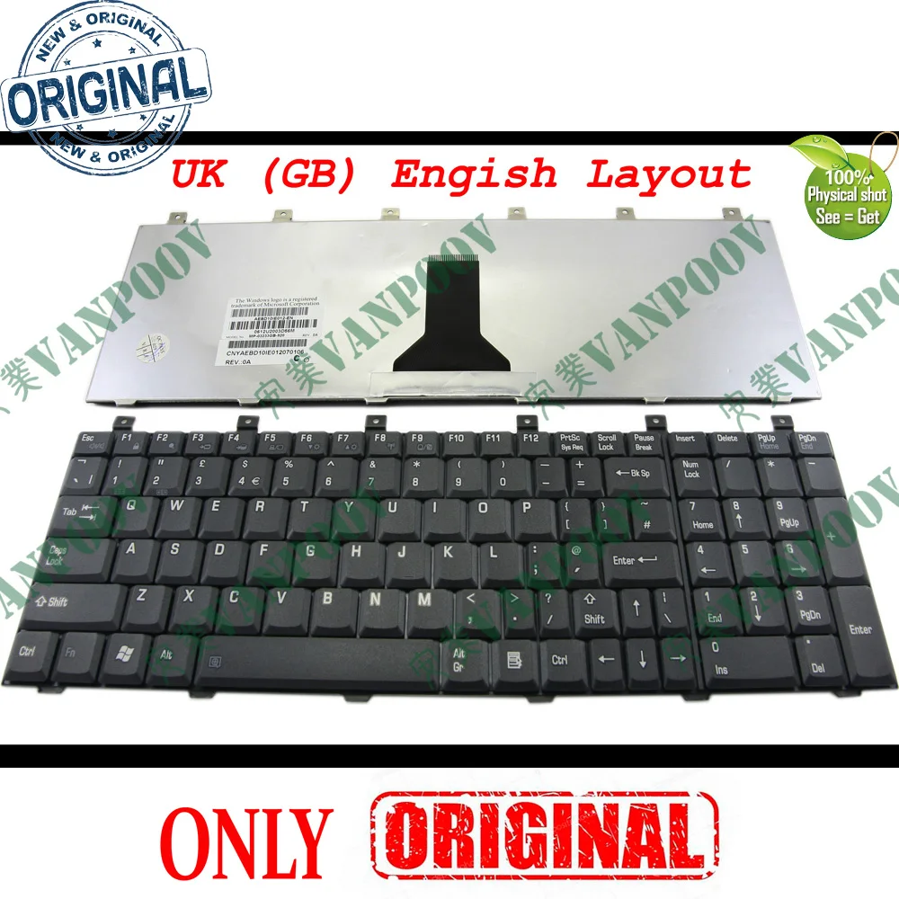 

New Notebook Laptop Keyboard for Toshiba Satellite M60 M65 P100 P105 Pro L100 Black UK (GB) English Or Spanish (SP) Italian (IT)