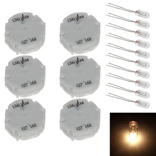 Kit de reparación de Motor paso a paso GM X27 168, (6 Kit de Motor + 10 bombillas de piezas), se adapta a todos los Chevy Silverados, Tahoes, Yukons, 2000-06