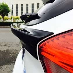 Carbon Pattern Spoiler Wing For Ford Focus MK3 Hatchback ST Line Rear Extension Cover Tuning Middle Lip 2016 Focus Accessories
