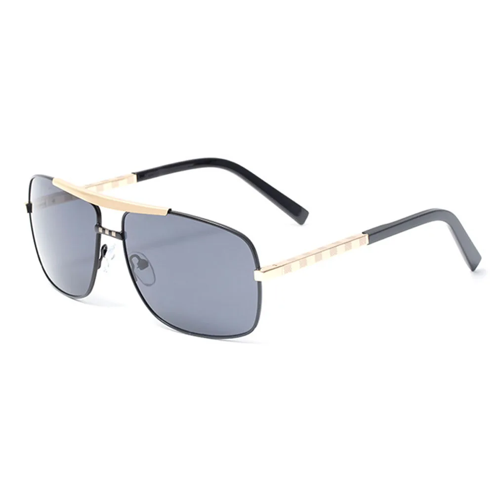 Vintage Vierkante Mannen Zonnebril Bruin 2026 Luxe Merk Retro Klassieke Zonnebril Voor Man UV400 Oculos De Sol Masculino Groothandel - afbeelding 2