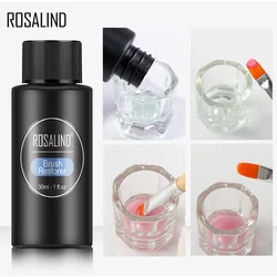 ROSALIND-Dissolvant nettoyant pour surface d'ongles, gel UV, brosse collante, dominagrodégraissant, dissolvant de vernis à ongles, liquide acrylique, nouveau