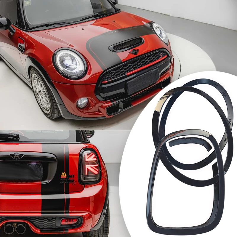 Brand New Car Decoration MINI Replacement Style Head & Rear Light Cover Surround Mini Cooper F56 (4PCS/SET)