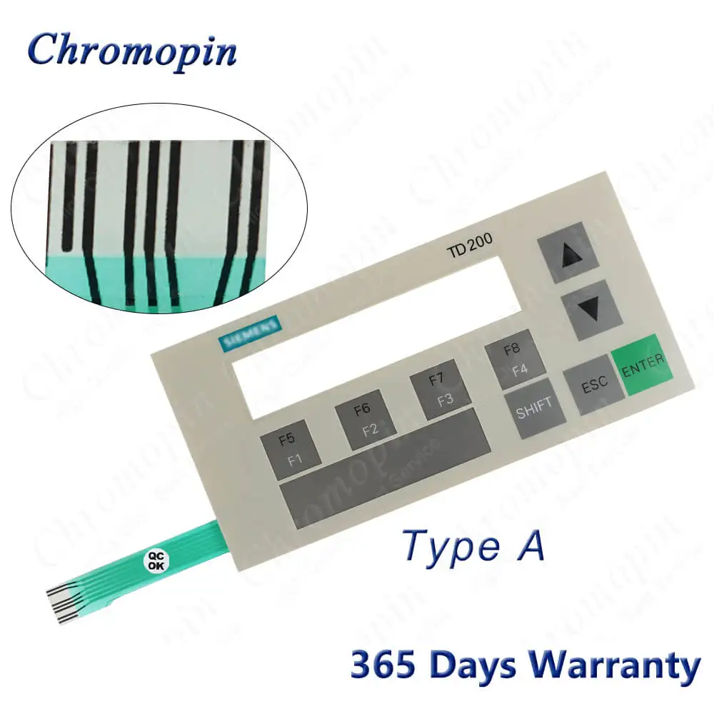 Imagem -02 - Teclado de Membrana para 6es7 6es72720aa30-0ya0 272-0aa30-0ya0 6es7272-0aa30-0ya1 6es7 272-0aa30-0ya1 Td200 Interruptor com Habitação
