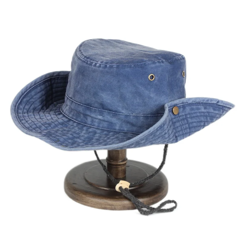 

Wholesale Custom Logo Washed Cotton Breathable Reversible Brim Fishing Bucket Hat Fisherman Caps