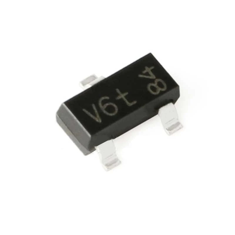 Diodes de protection V6t SOT23 SMD bidirectionnelles ESD, 10 pièces