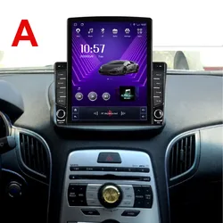 4G LTE Android For Hyundai Rohens Coupe Genesis 2009-2011 Tesla Type Multimedia Stereo Car DVD Player Navigation GPS Radio