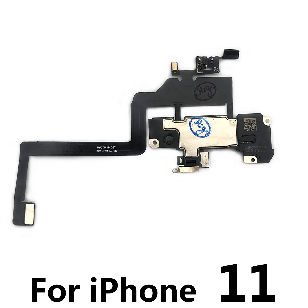 20Pcs，Earpiece Fix Face ID Receiver Sensor Cable For Iphone X XR XS 11 Pro Max Mic Sensor Speaker Cable Assembly