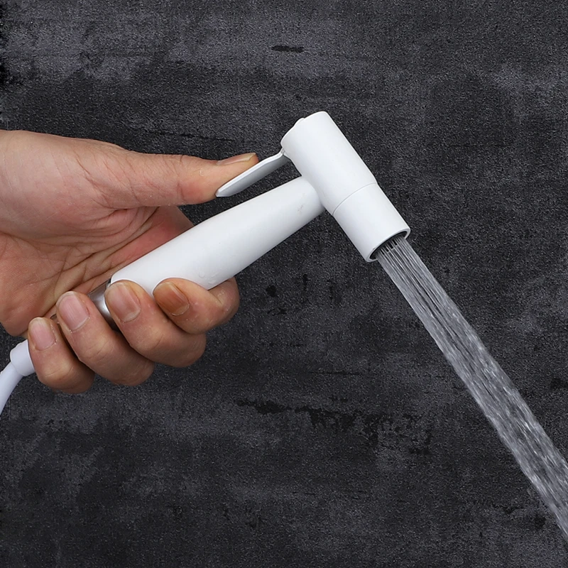 

MTTUZK белая краска ручной распылитель для унитаза и биде из нержавеющей стали Shattaf твердый латунный клапан смеситель для душа набор для душа