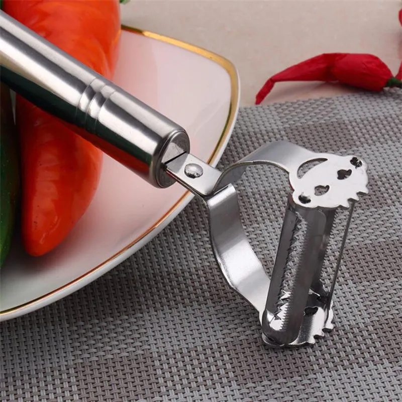 Dual Fruit Vegetable Peeler&Julienne Peeler Cutter Sharp Stainless Steel Potato Carrot Grater Planing Kitchen Tools