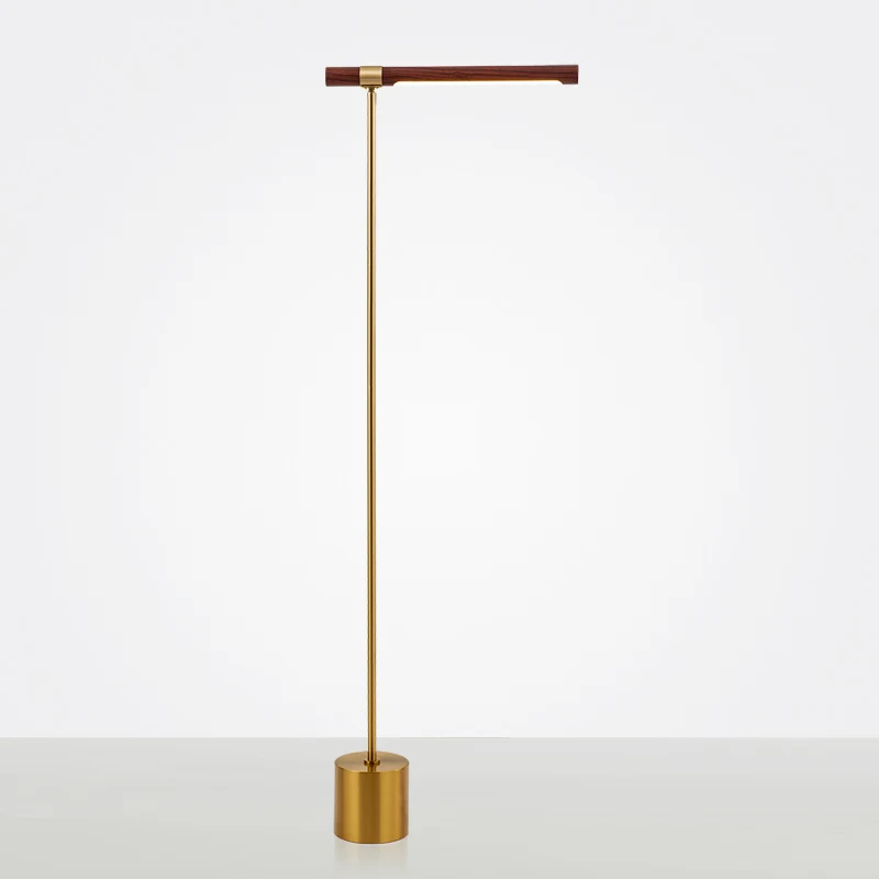 walnut wood LED floor lamp wood standing lamp LED floor light  newest style good LED quality LED warm color