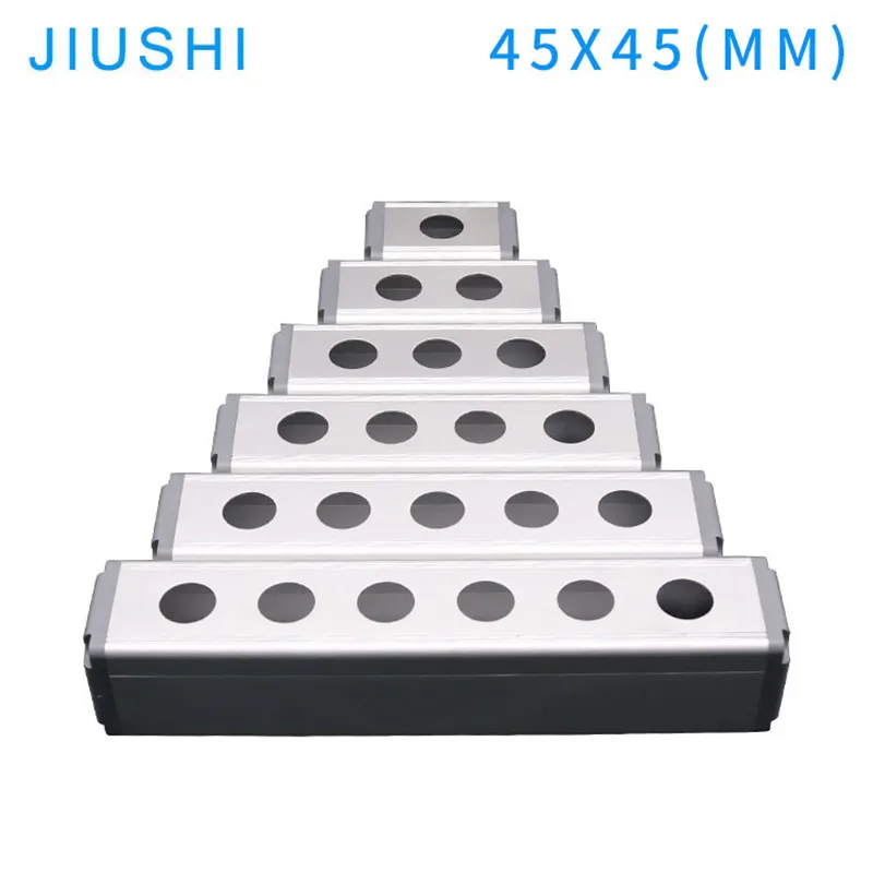 BXM-1/2/3/4/5/6 Mounting Hole 19mm Aluminium push button box control box 45mm*45mm