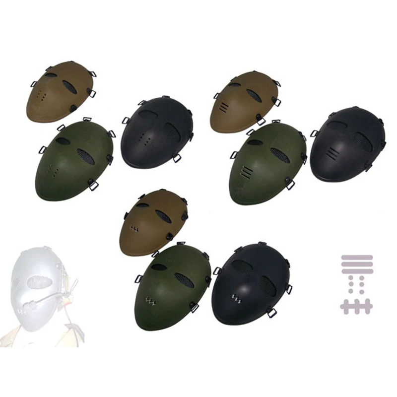 Airsoft Masks Classic Style Tactical Paintball BB Gun Shooting Full Face Protective Mask Army Wargame Field Hunting Accessories