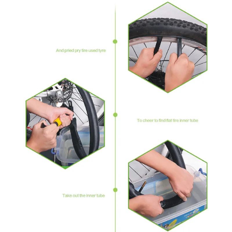 Bicycle Tire Patch Rubber Portable Quick Repairing Tyre Protection Patch for Bike Inner Tyre Repair PadsBicycle Repair Accessory