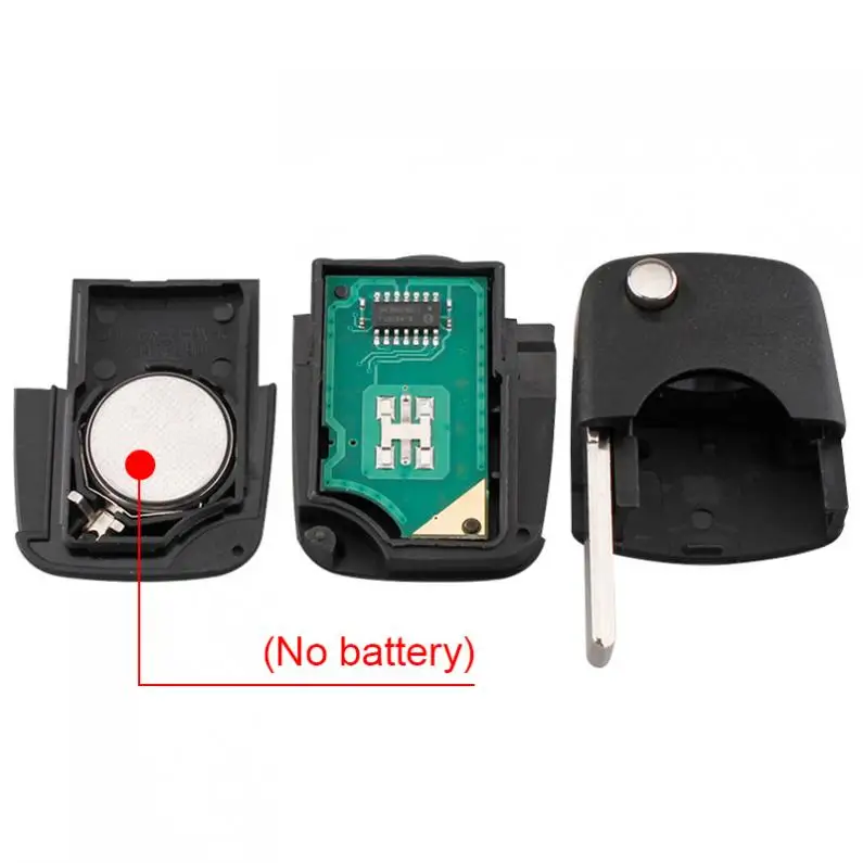 433Mhz 2 Buttons Car Remote Key Fob with ID48 Chip 1J0959753A Fit for VW Volkswagen/Passat/Golf MK4