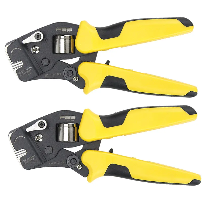 HSC10 16-4A crimping pliers multi tool mini-type self-adjustable Casing type special clamp 0.25-16mm VSC9 16-4a crimping tools